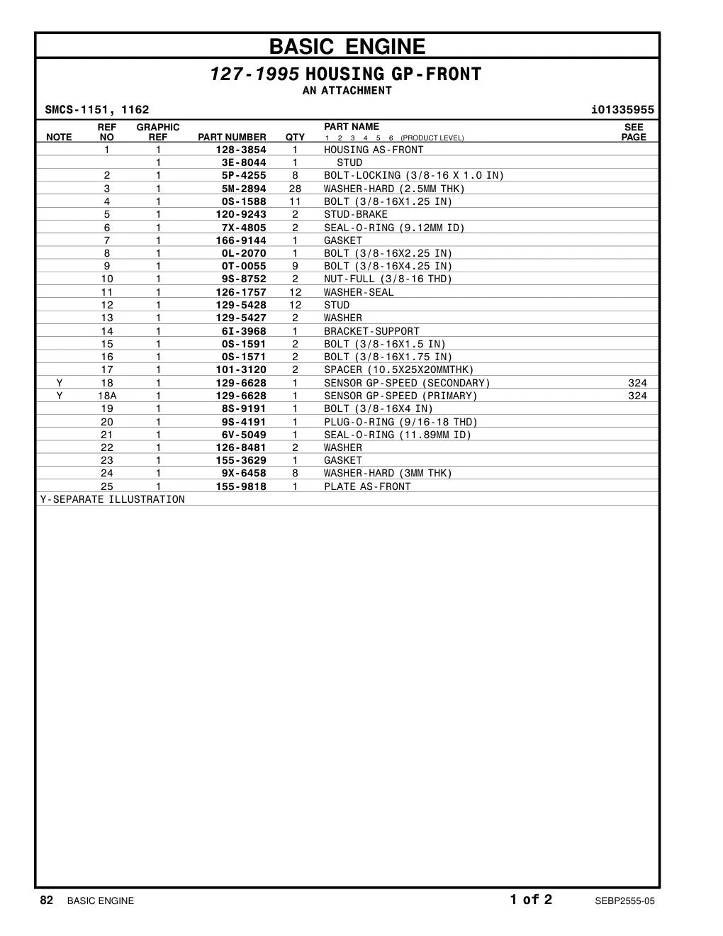 166-9144 GASKET CAT parts manual diagram