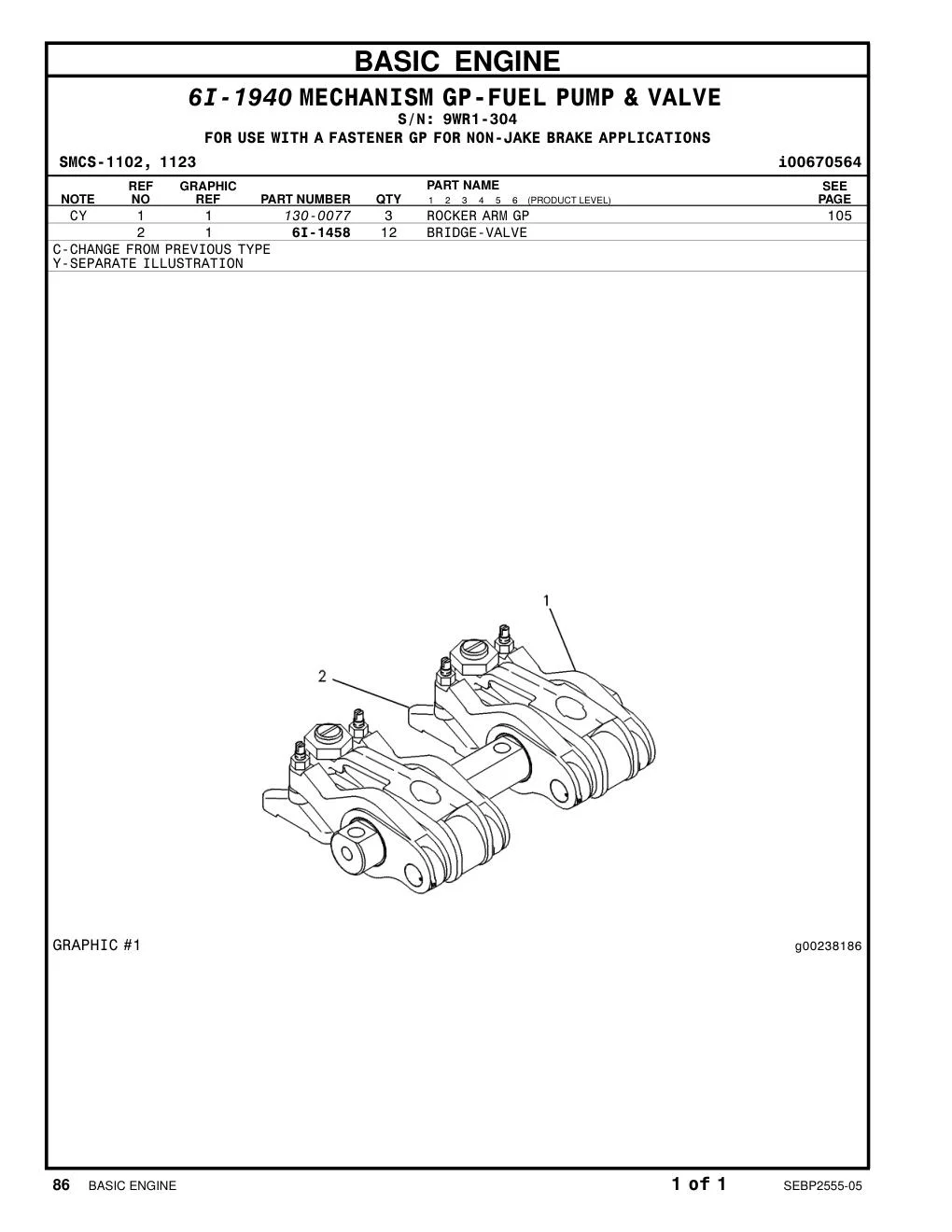 6I-1458 - BRIDGE-VALVE