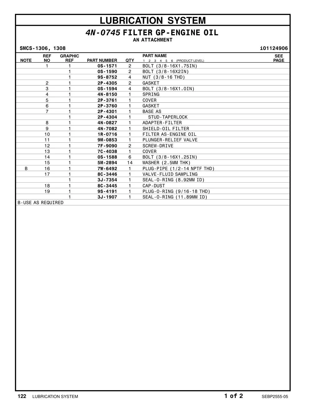 4N-0827 - ADAPTER-FILTER