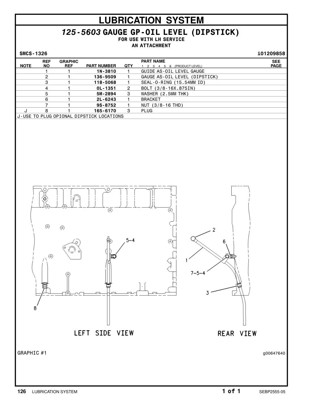 1N-3810 - GUIDE AS-OIL LEVEL GAUGE (DIPSTICK, ENGINE)