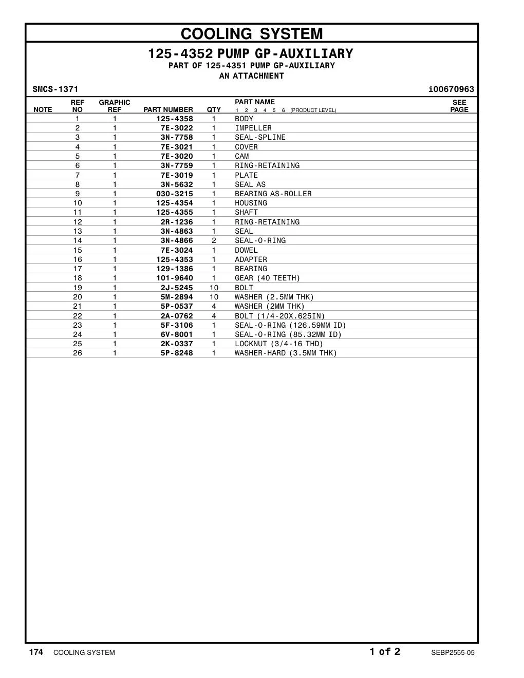 125-4354 - HOUSING