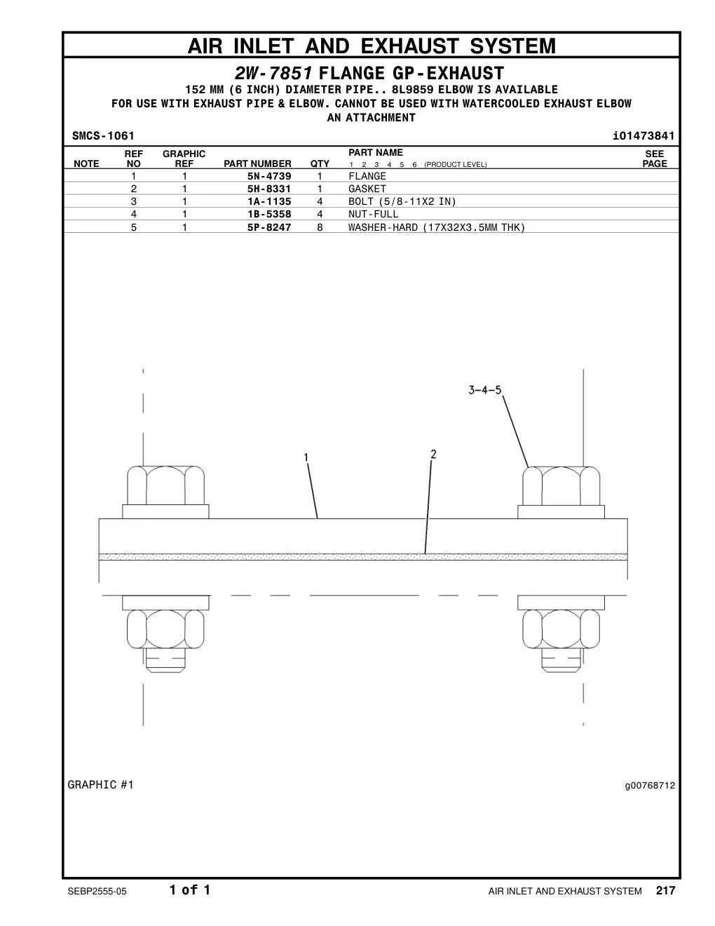 5N-4739 - FLANGE