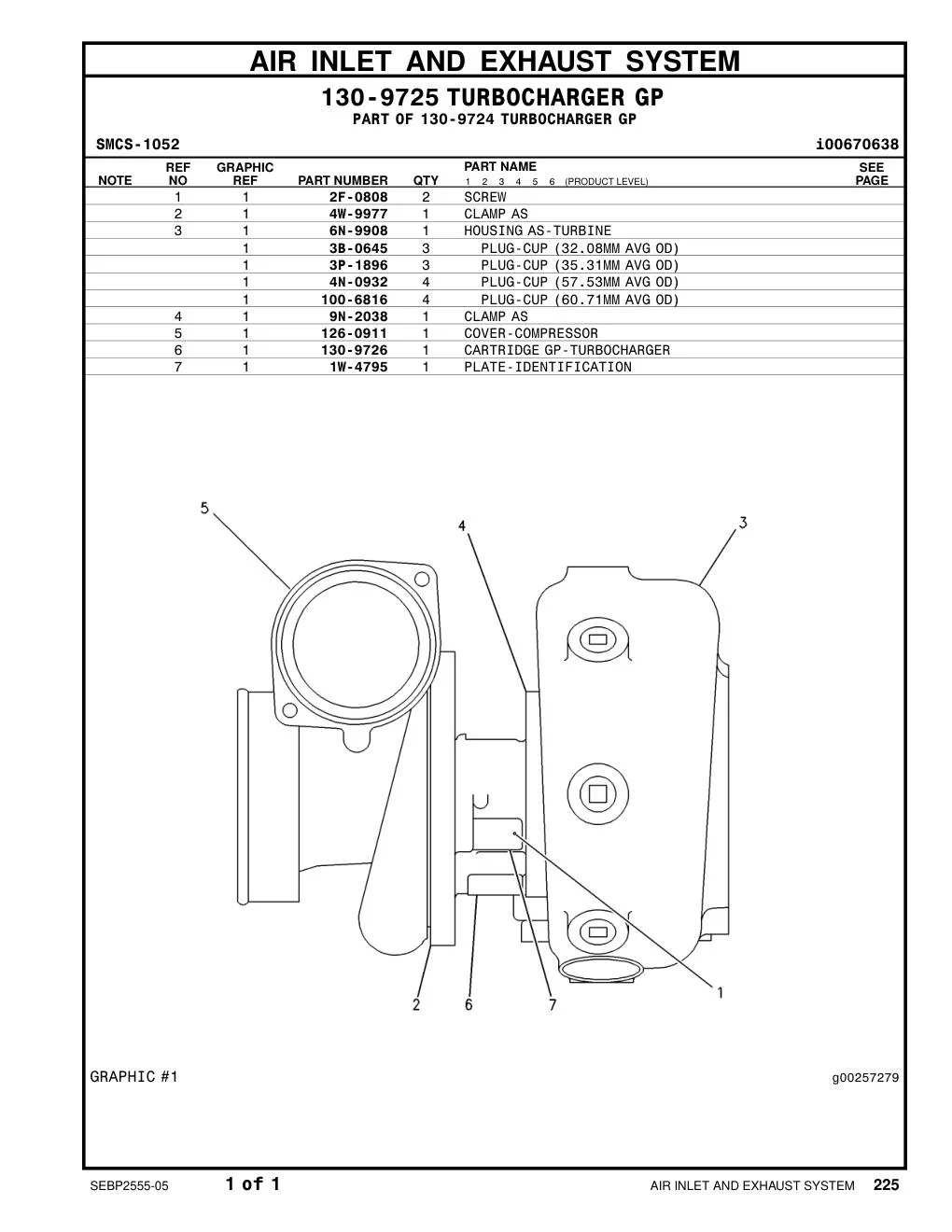 4N-0932 - PLUG-CUP (57.53MM AVG OD)