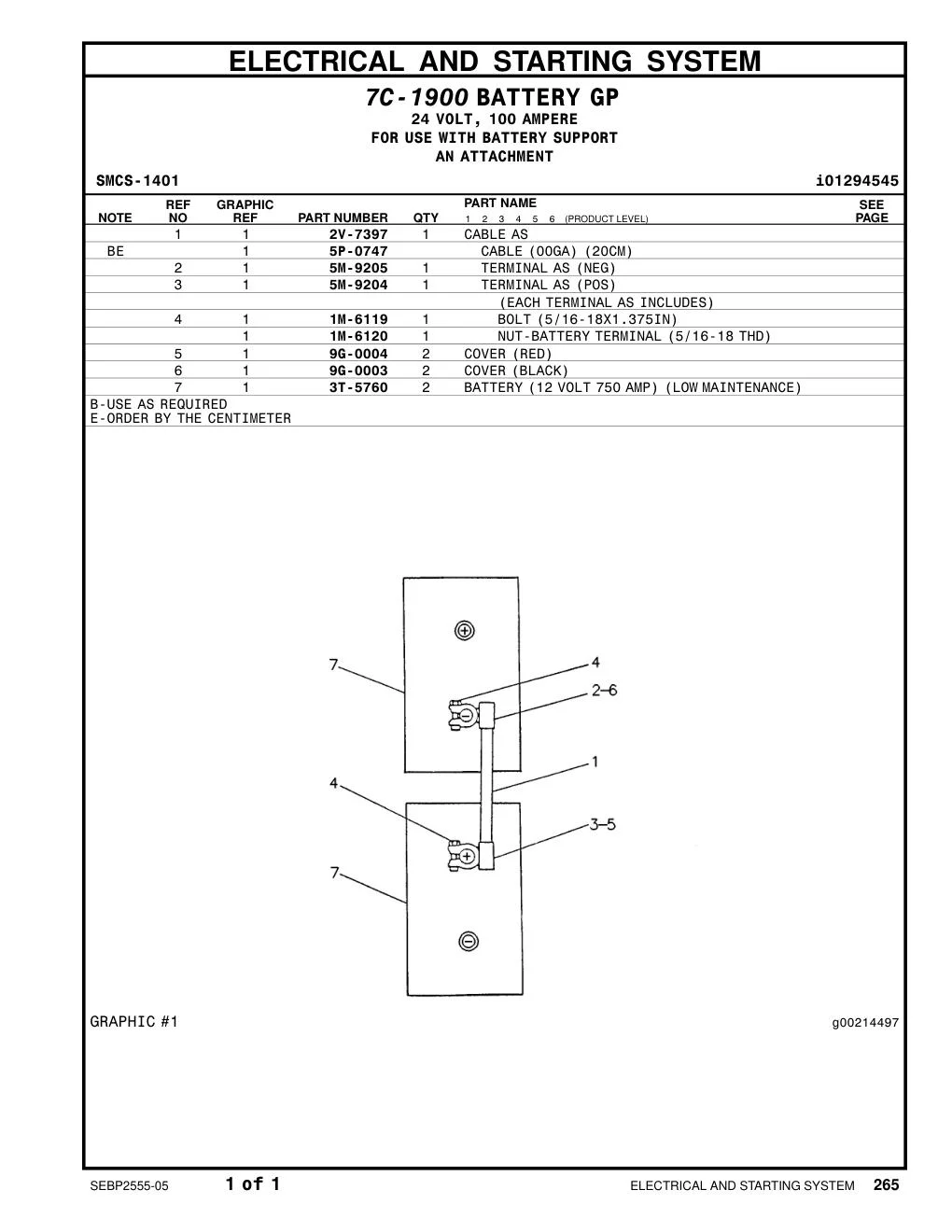 3T-5760 - BATTERY