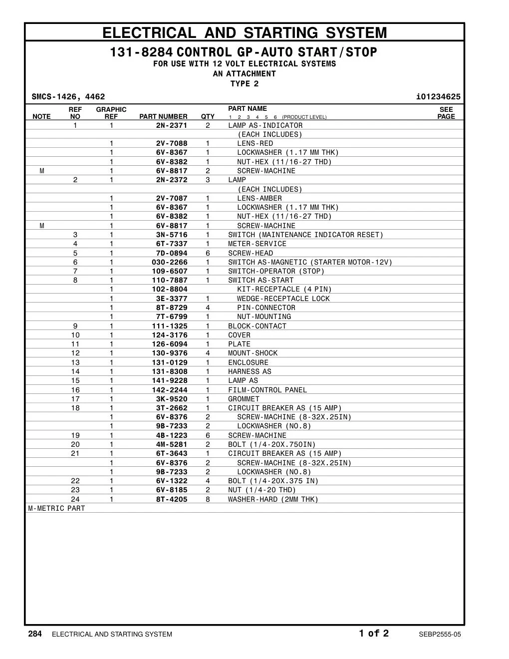 030-2266 - SWITCH AS-MAGNETIC (STARTER MOTOR-12V)