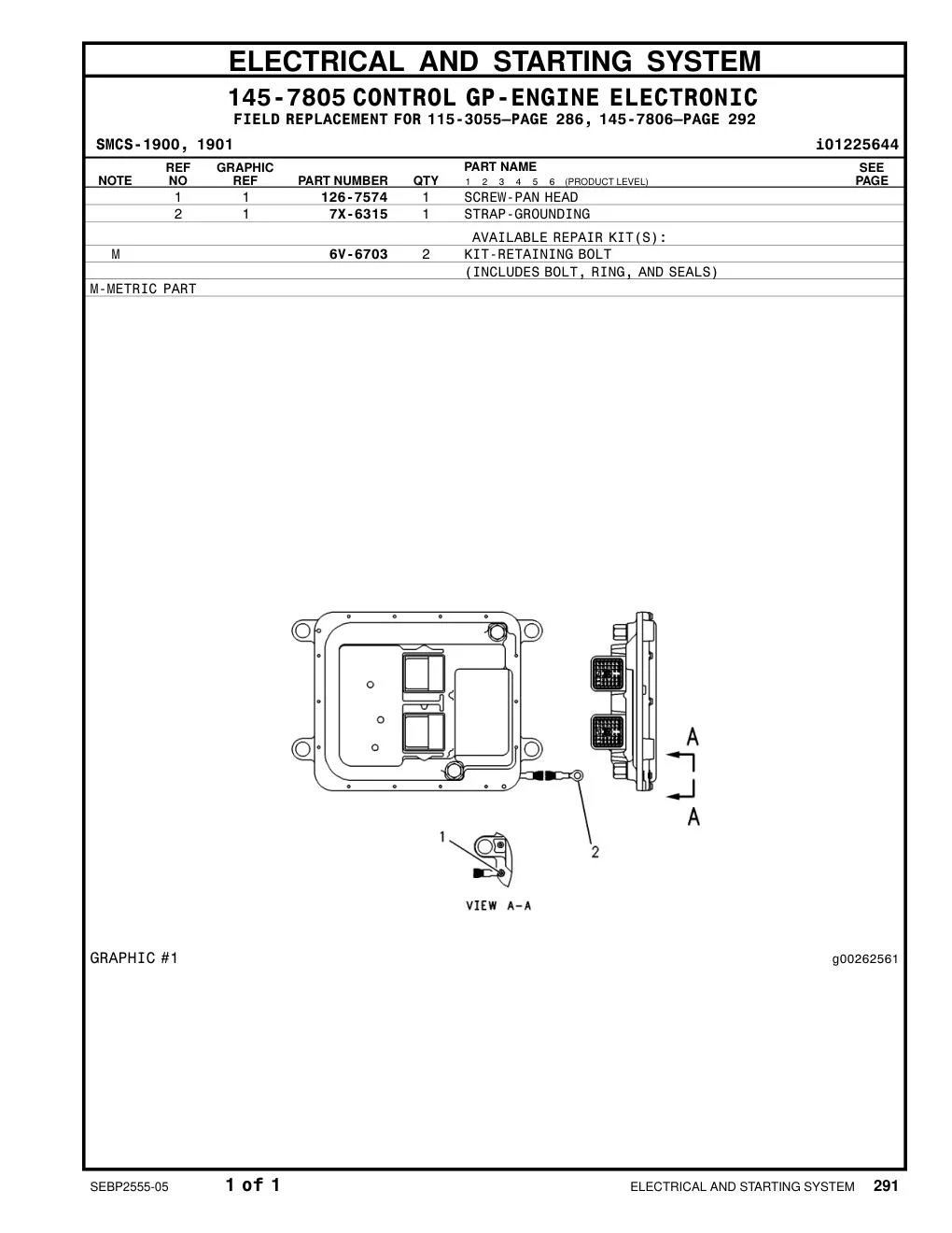 7X-6315 - STRAP AS-GROUND