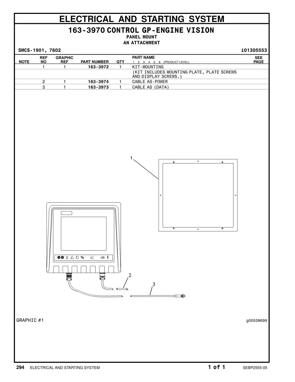 163-3972 - KIT-MOUNTING