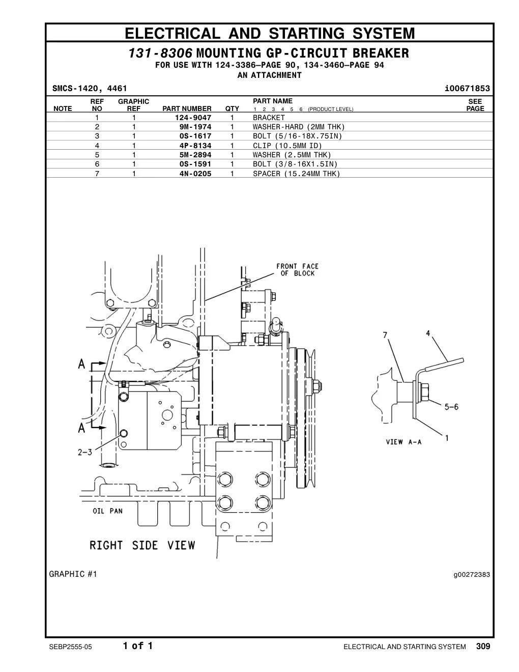 124-9047 - BRACKET
