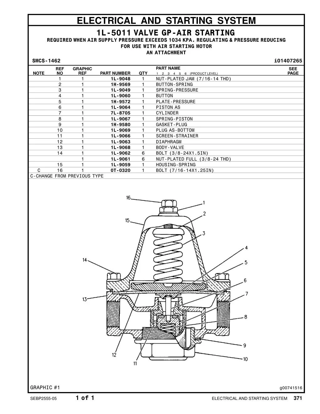 1L-9066 - SCREEN-STRAINER (AIR STARTING VALVE)
