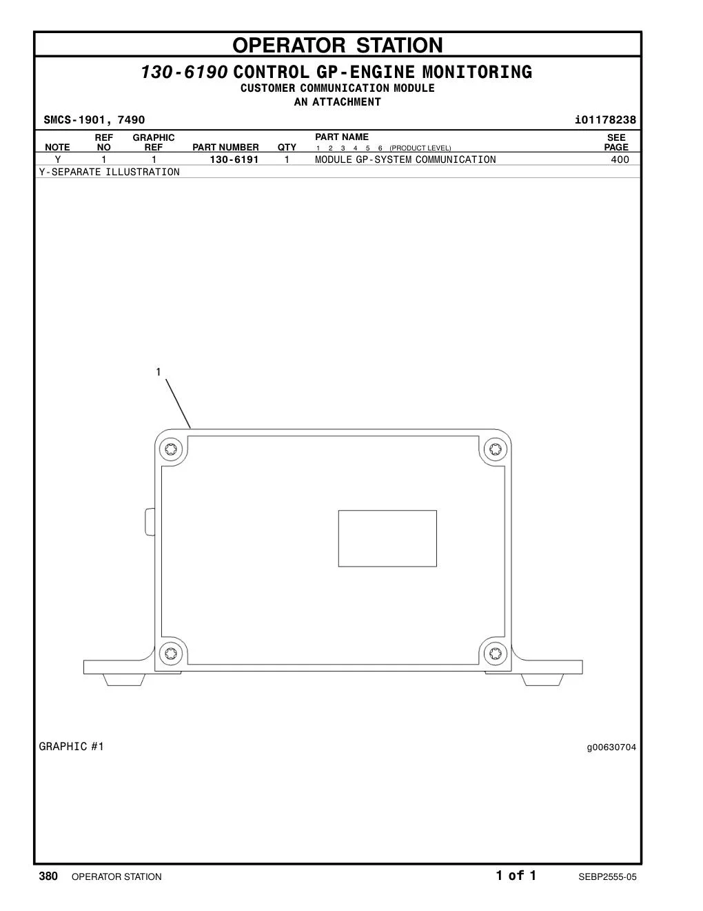 130-6191 - MODULE GP-SYSTEM COMMUNICATION