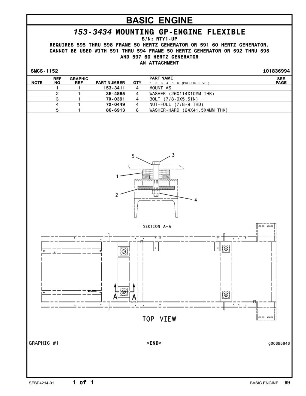 153-3411 - MOUNT AS