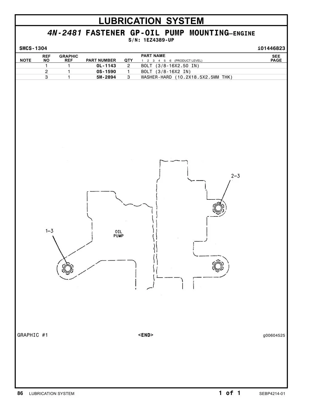 0S-1590 - BOLT (3/8-16X2-IN)