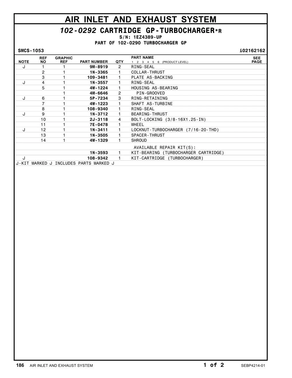 1N-3505 - SPACER-THRUST