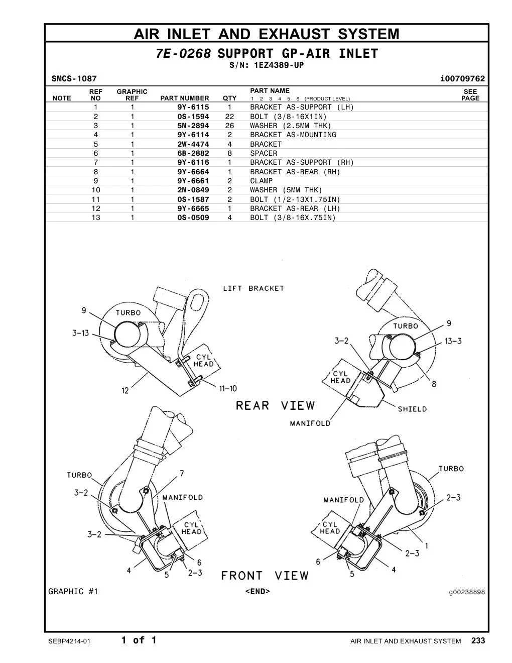 9Y-6661 - CLAMP