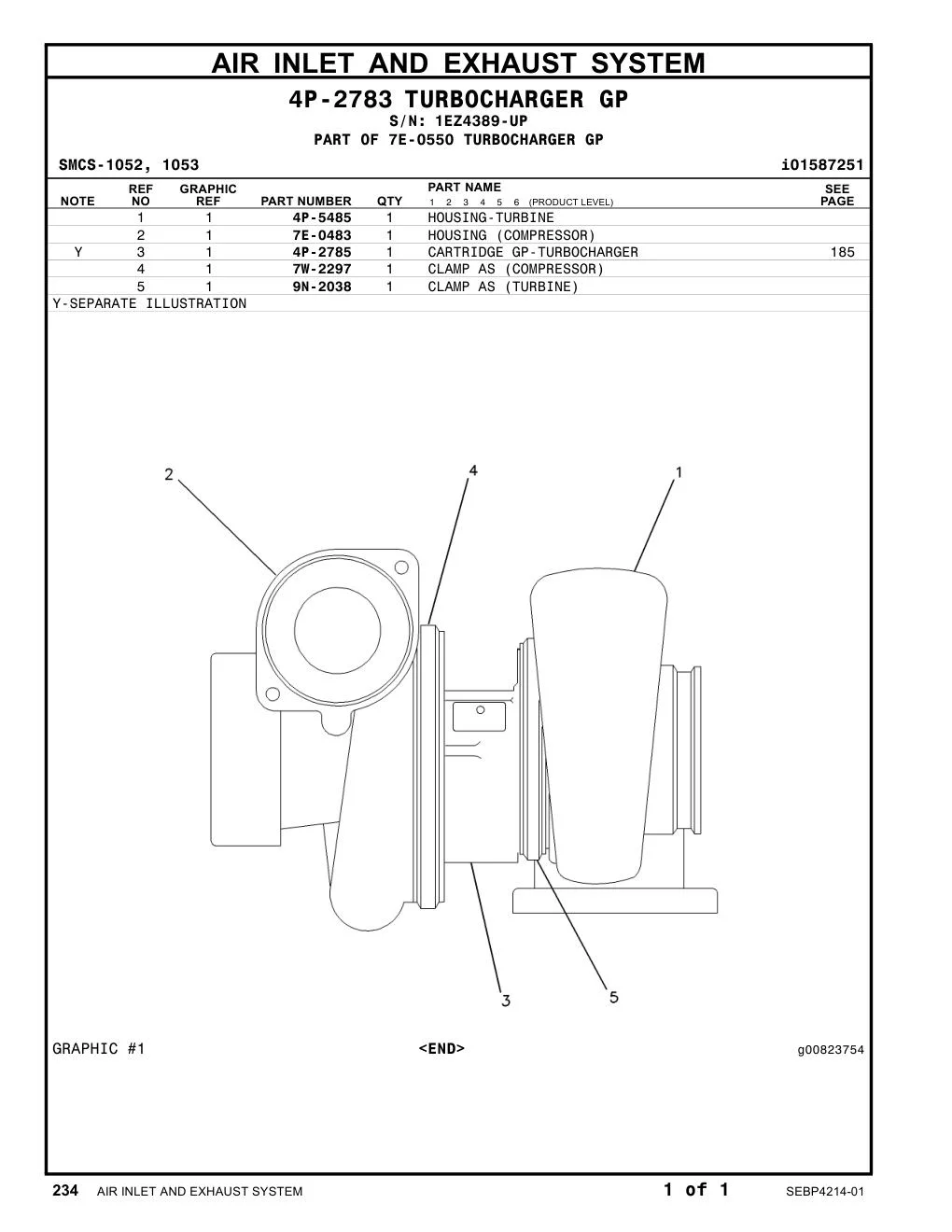 7E-0483 - HOUSING (COMPRESSOR)