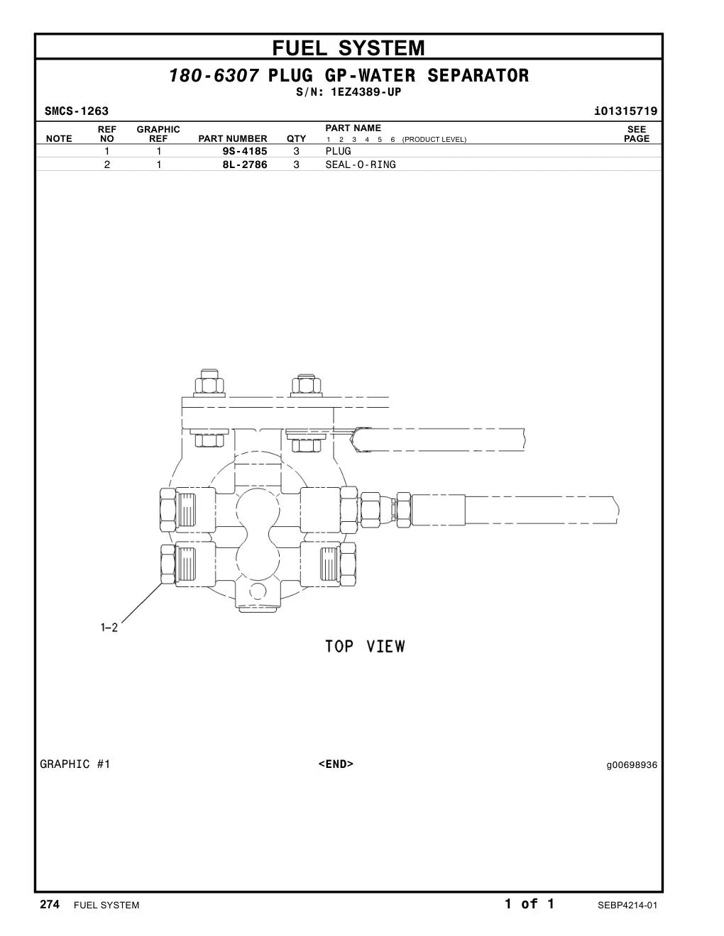 9S-4185 - PLUG