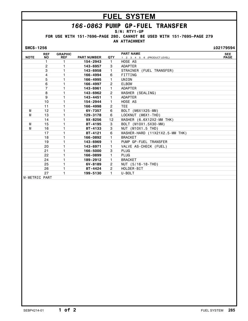 166-0892 - BRACKET