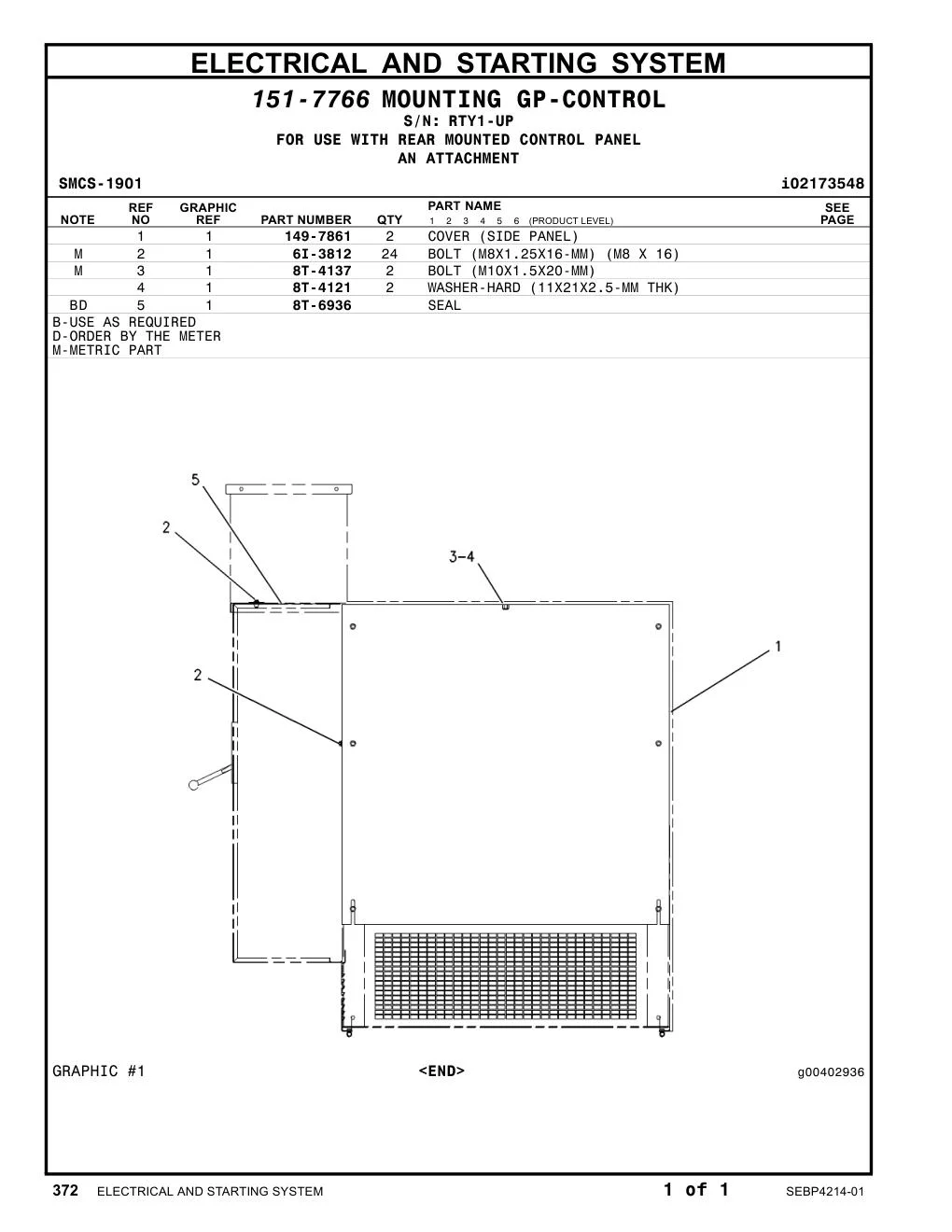 149-7861 - COVER (SIDE PANEL)