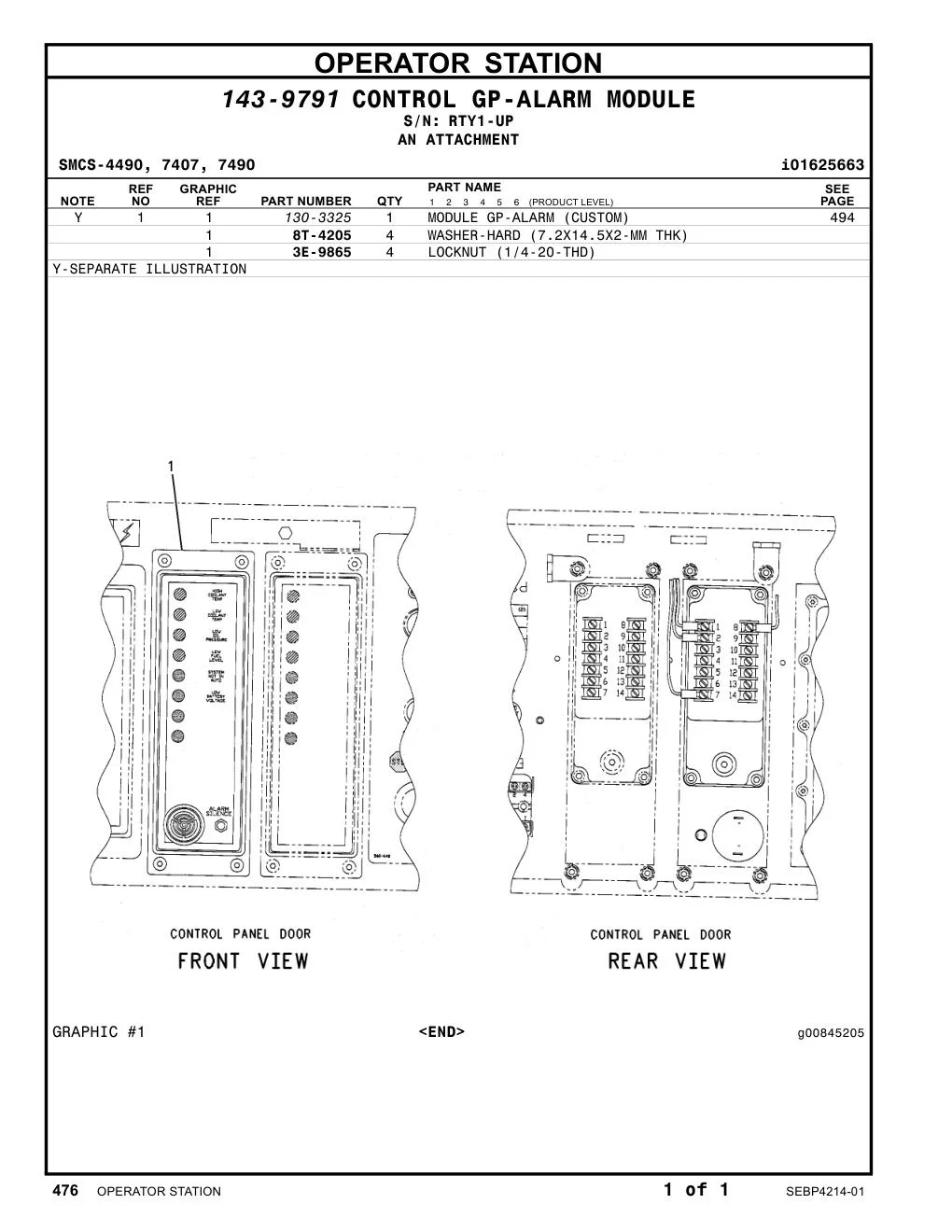 130-3325 - MODULE GP-ALARM (CUSTOM)