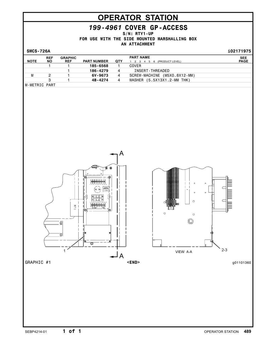 4B-4274 - WASHER (5.5X13X1.2-MM THK)