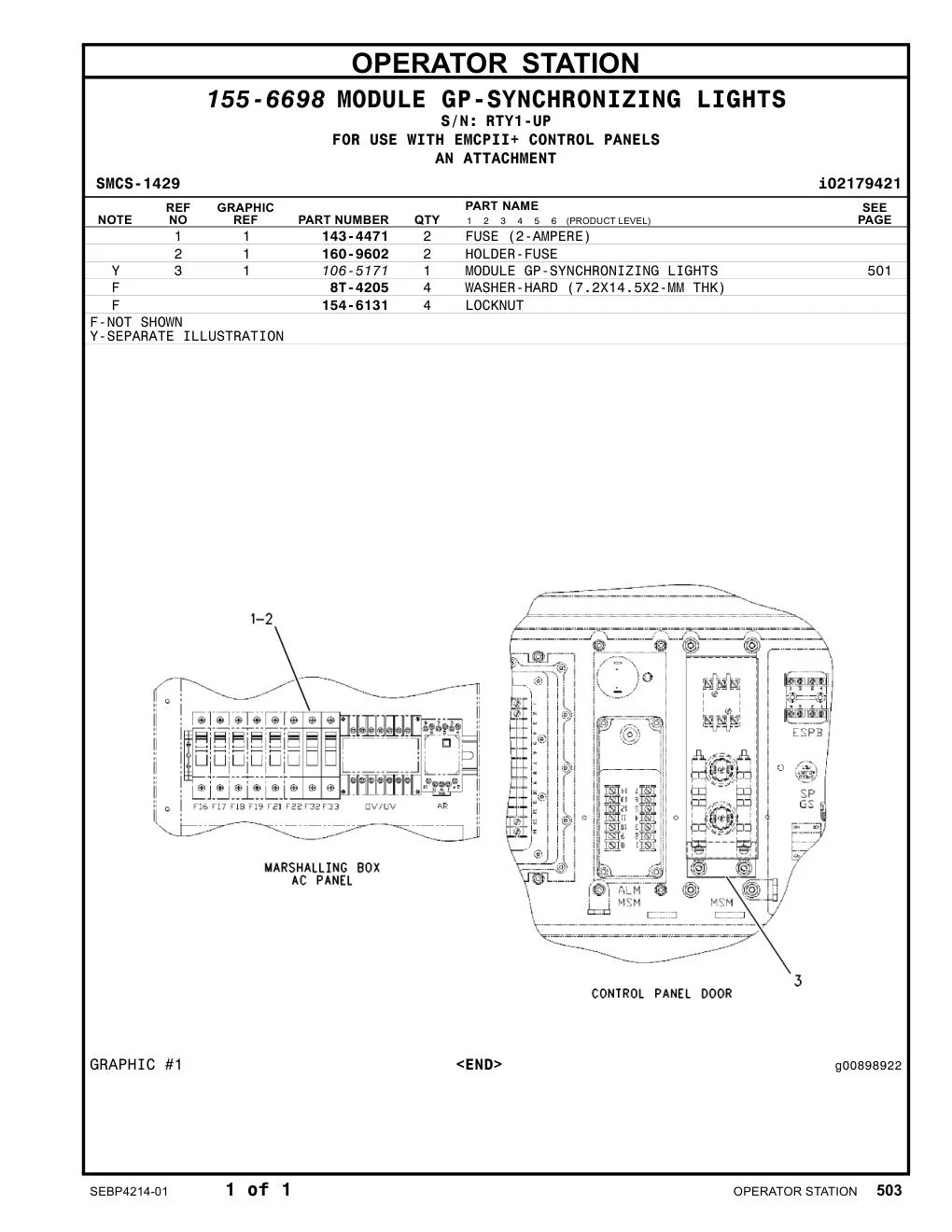 106-5171 - MODULE GP-SYNCHRONIZING LIGHTS