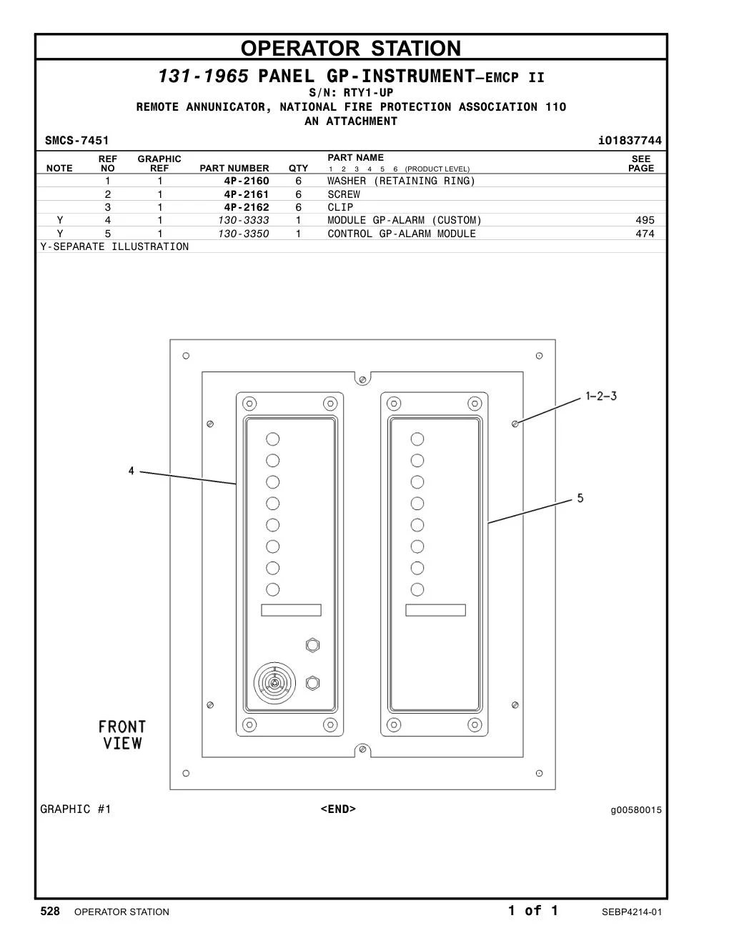 130-3350 - CONTROL GP-ALARM MODULE