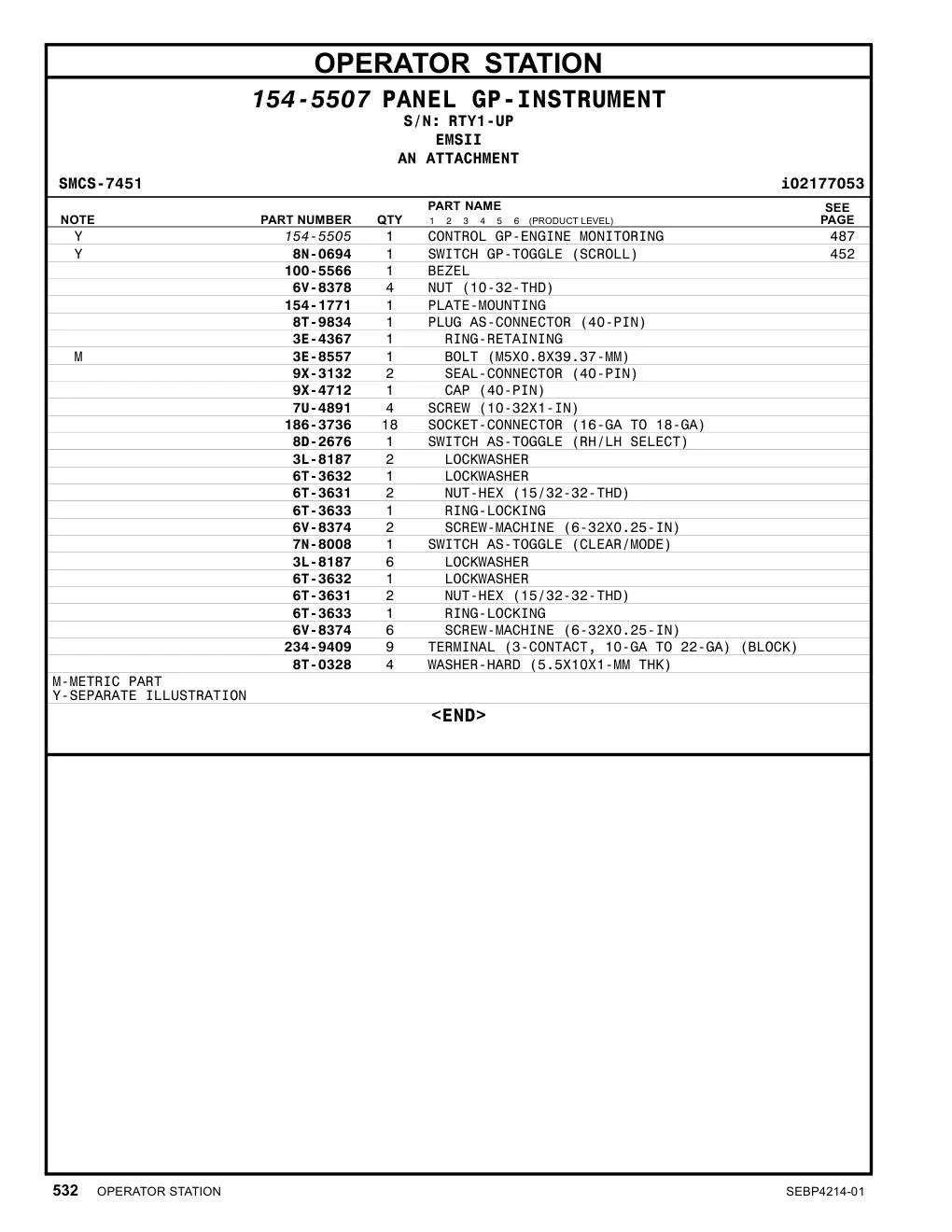 8T-9834 - PLUG AS-CONNECTOR (40-PIN)