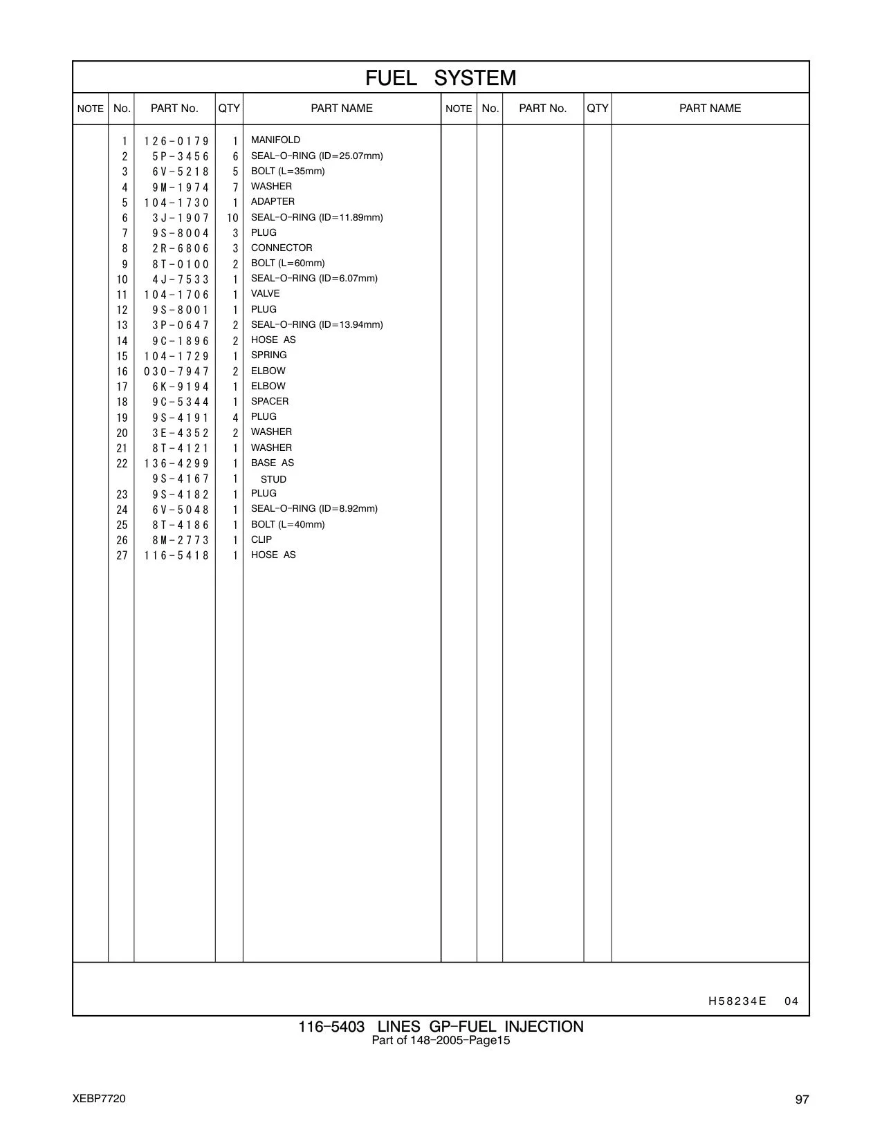104-1706 VALVE CAT parts manual diagram