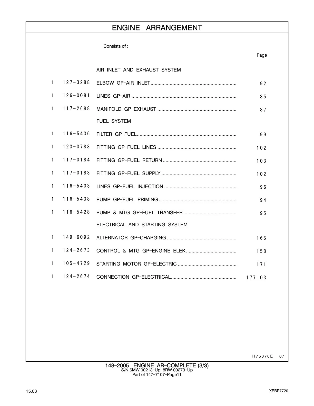 124-2674 - CONNECTION GP-ELECTRICAL