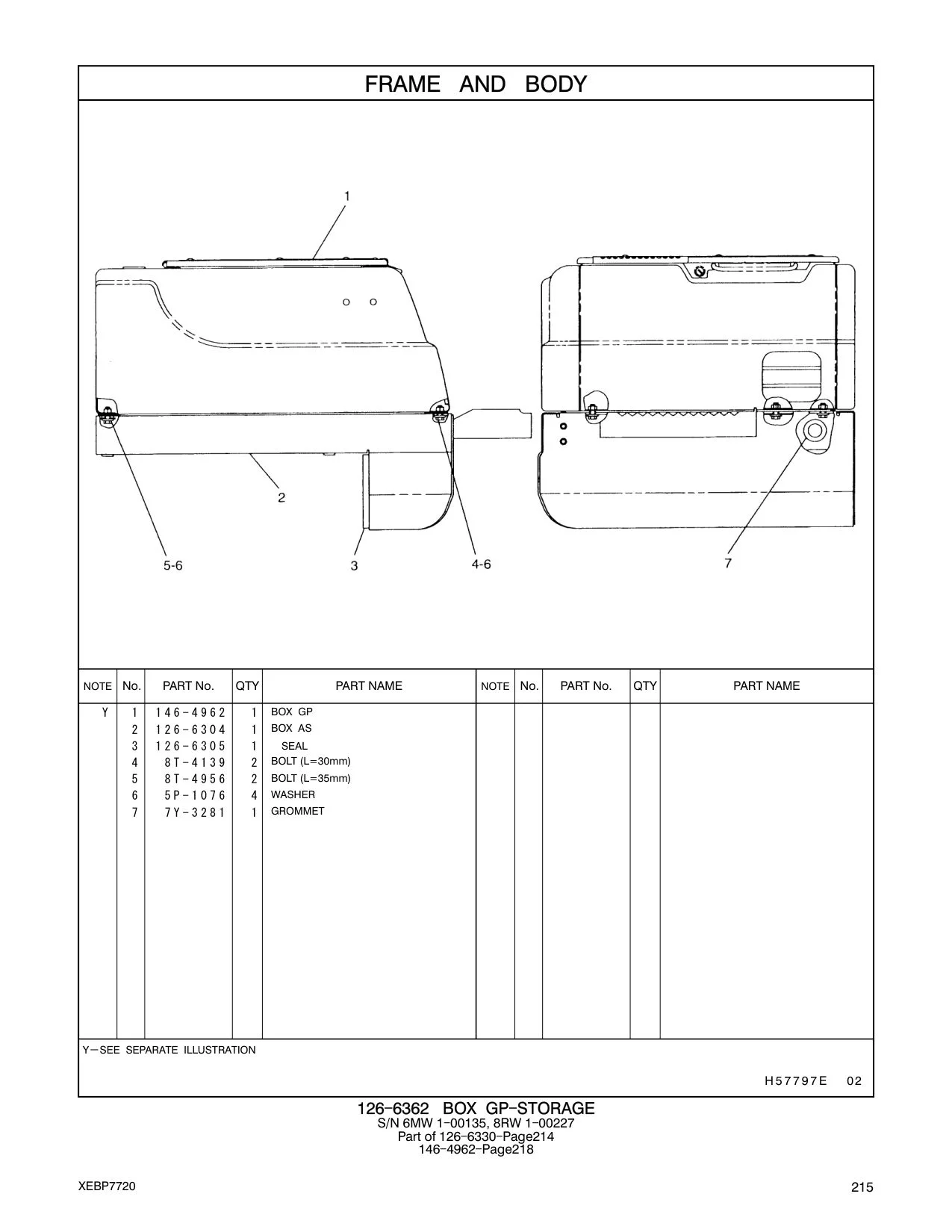 7Y-3281 - GROMMET