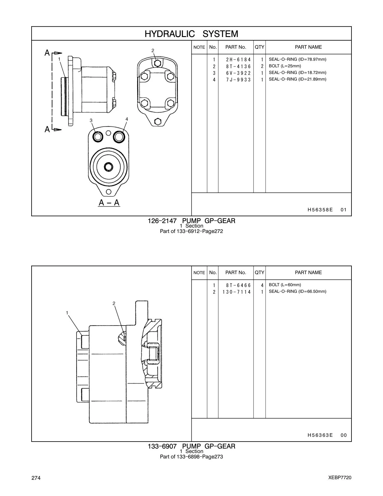 130-7114 - SEAL-O-RING (ID=66.50mm)
