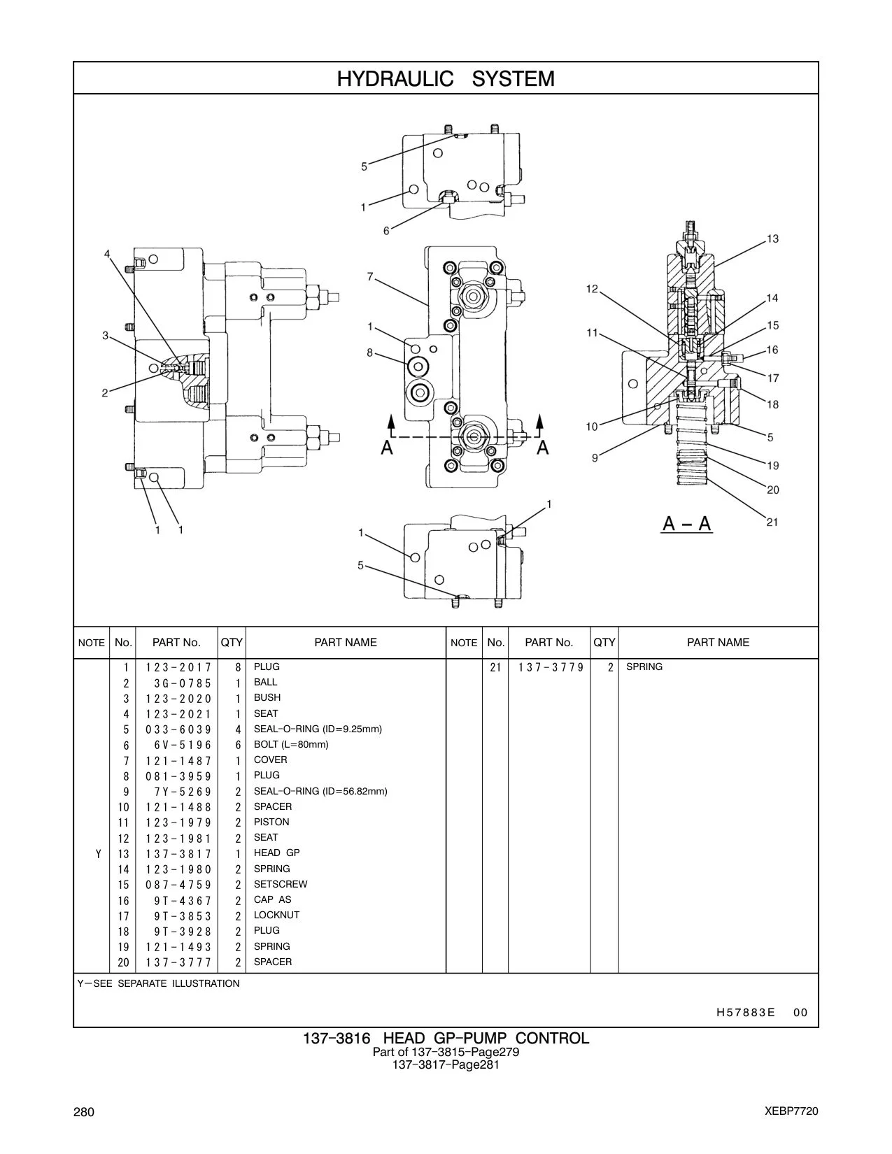 033-6039 SEAL-O-RING (ID=9.25mm) CAT parts manual diagram