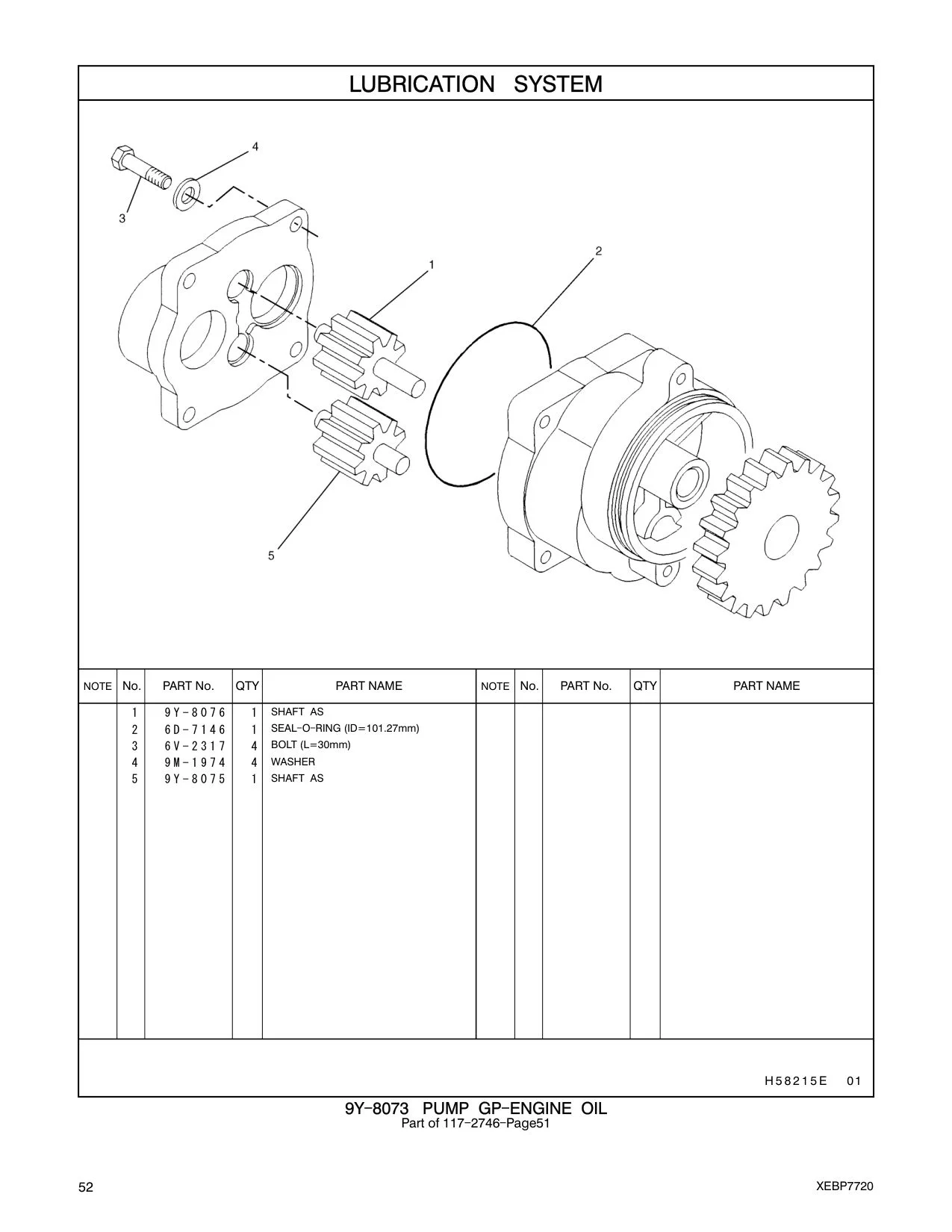 6D-7146 - SEAL-O-RING (ID=101.27mm)