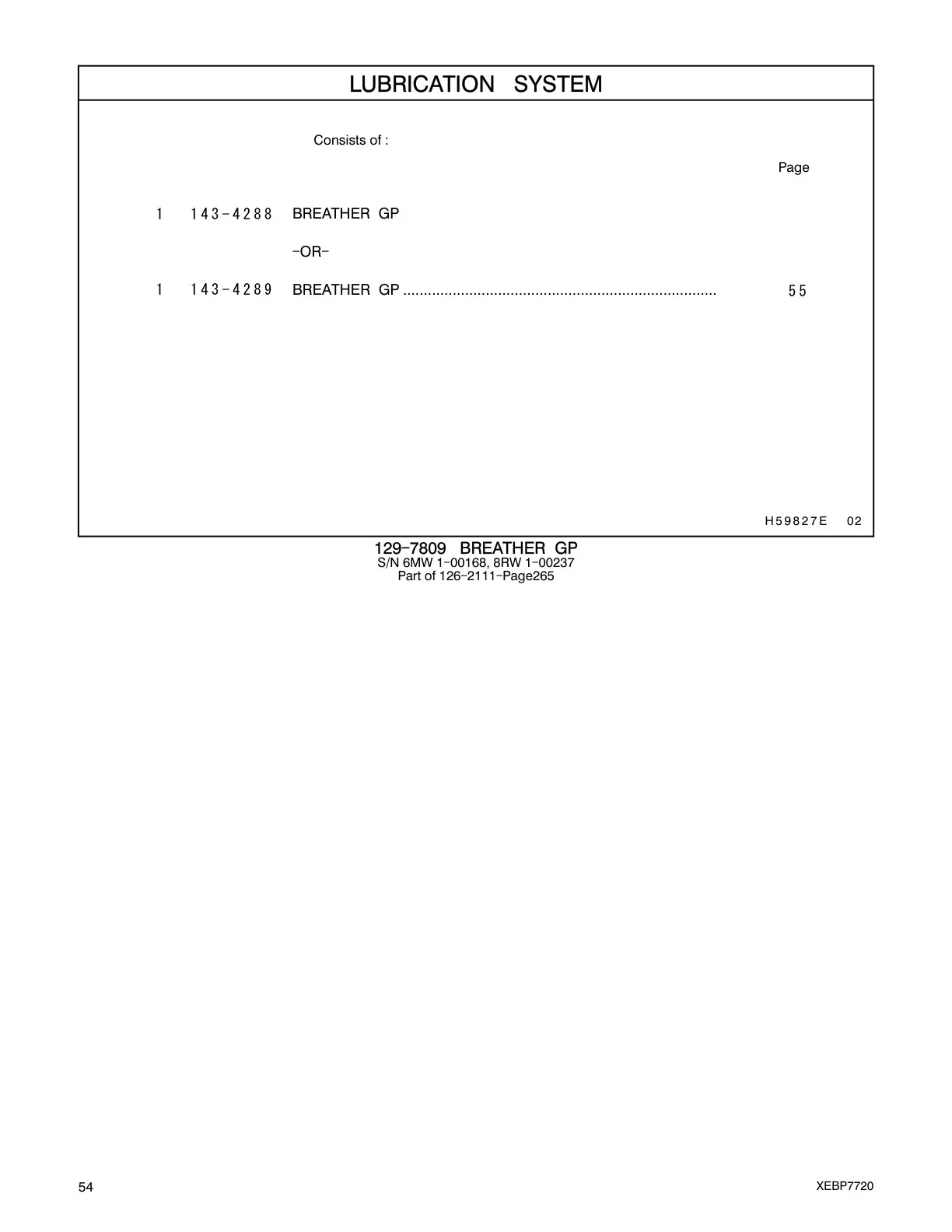143-4289 - BREATHER GP