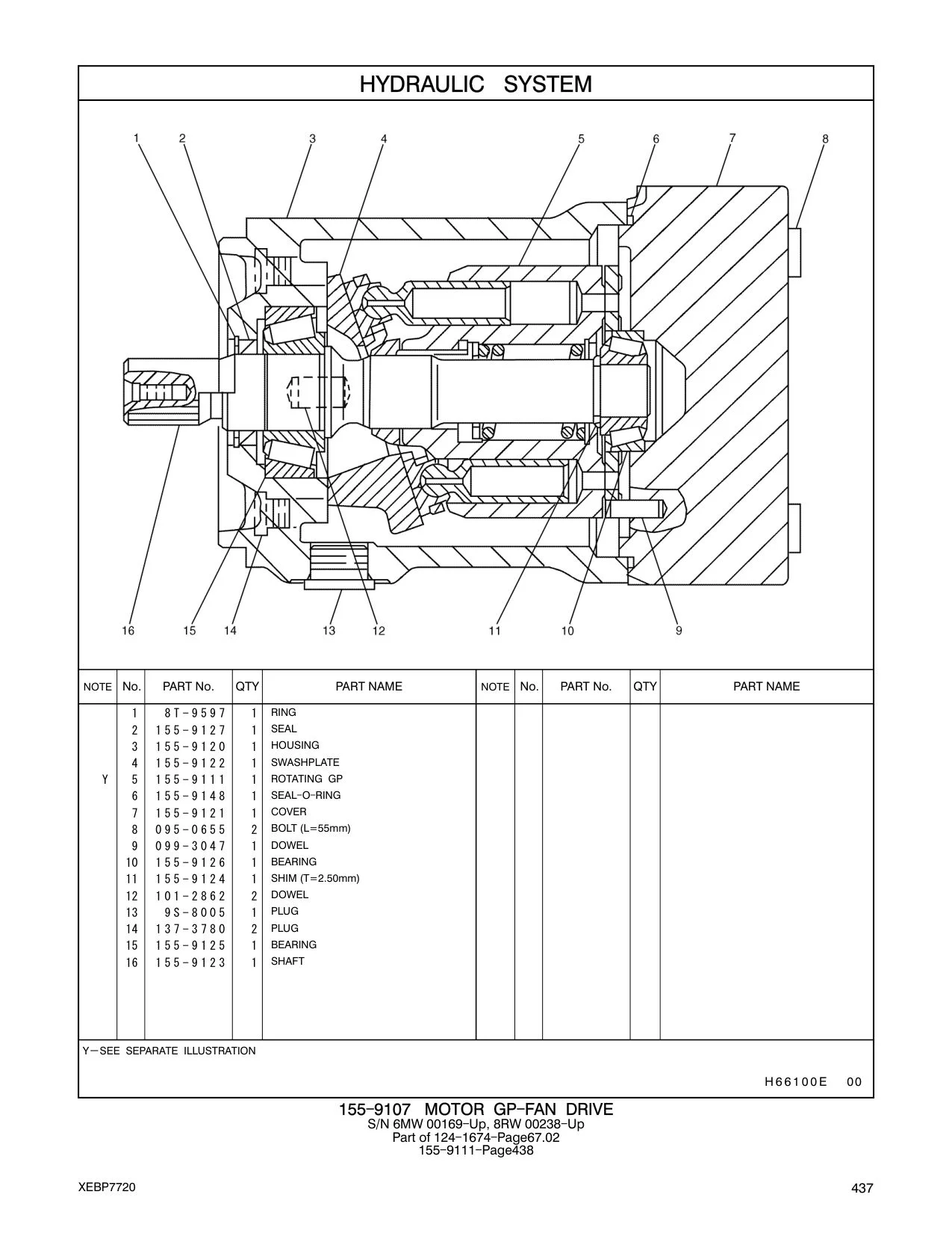 101-2862 DOWEL CAT parts manual diagram