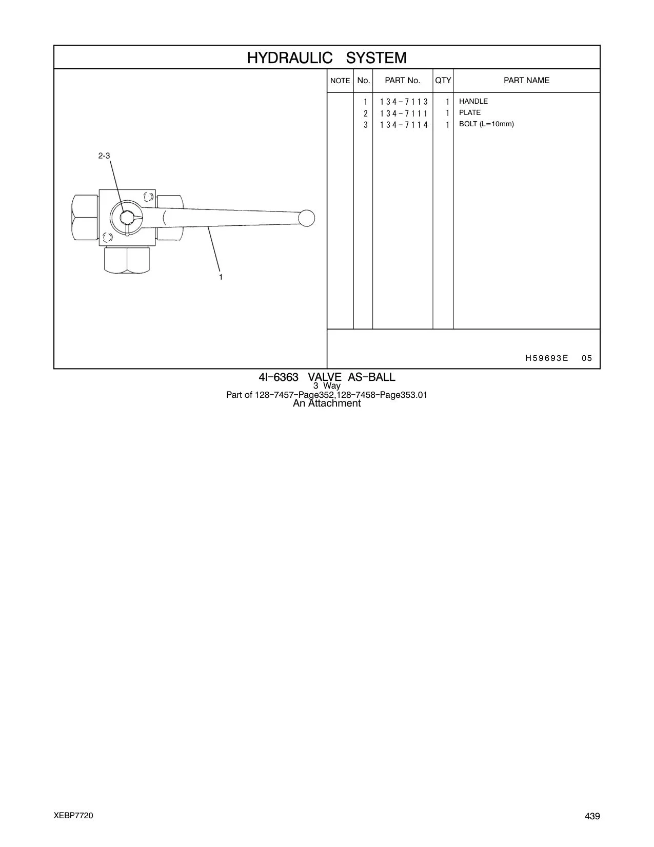 134-7113 - HANDLE
