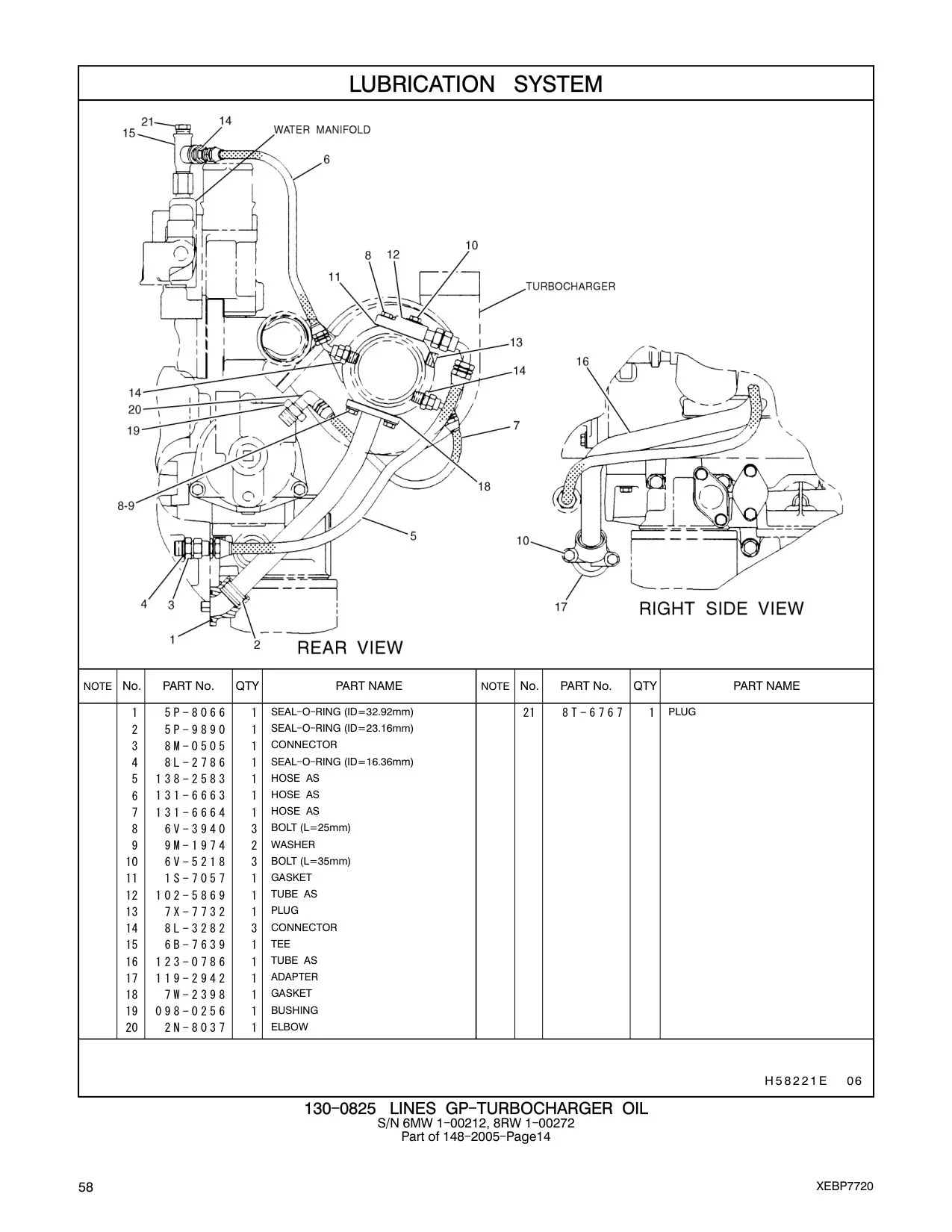 123-0786 TUBE AS CAT parts manual diagram