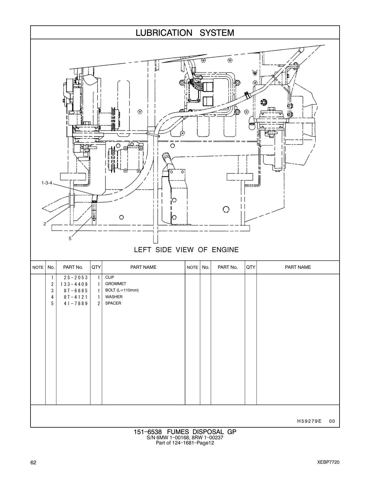 8T-6685 - BOLT (L=110mm)