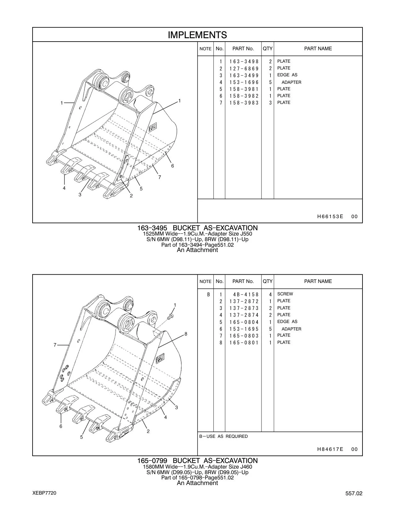 165-0804 EDGE AS CAT parts manual diagram