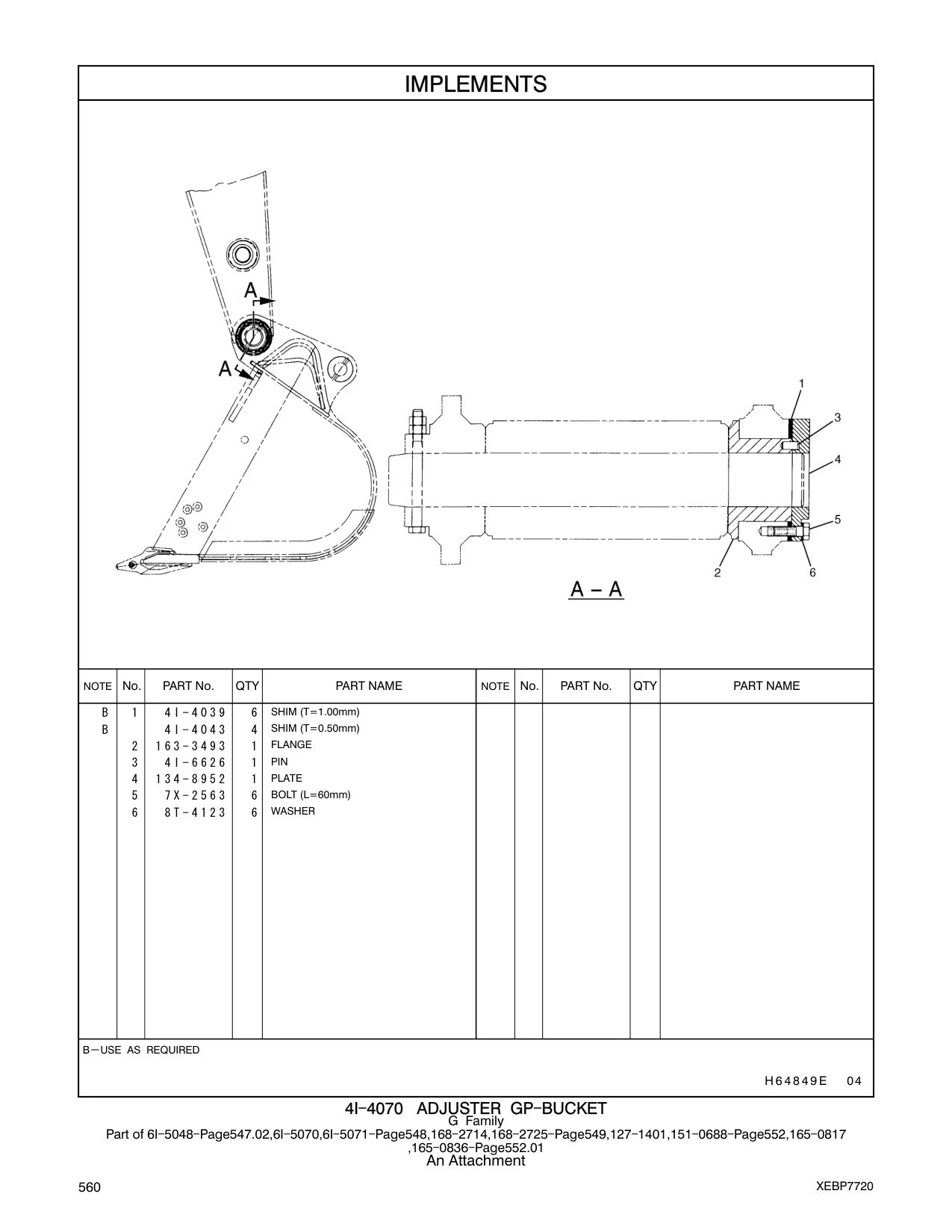 4I-4039 - SHIM (T=1.00mm)