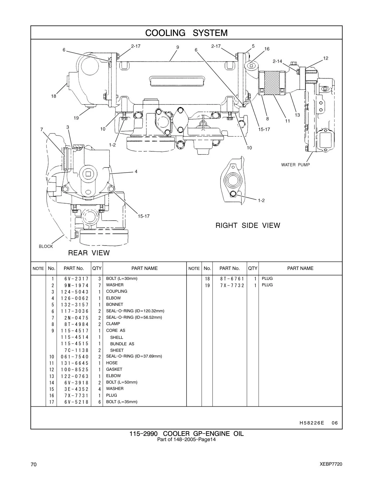 100-8525 GASKET CAT parts manual diagram