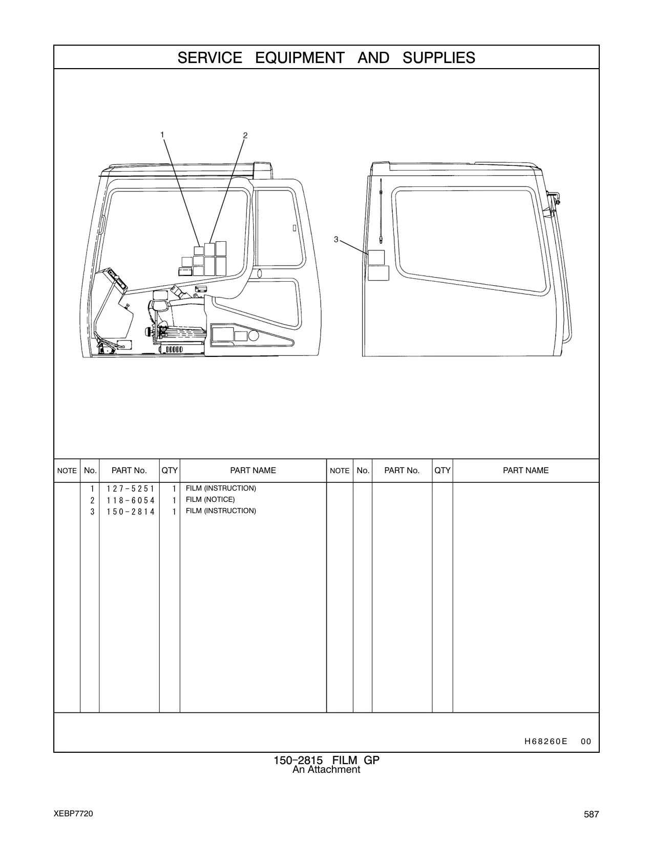 118-6054 - FILM (NOTICE)