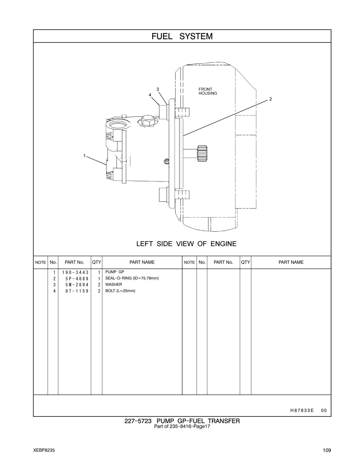 5P-4889 - SEAL-O-RING