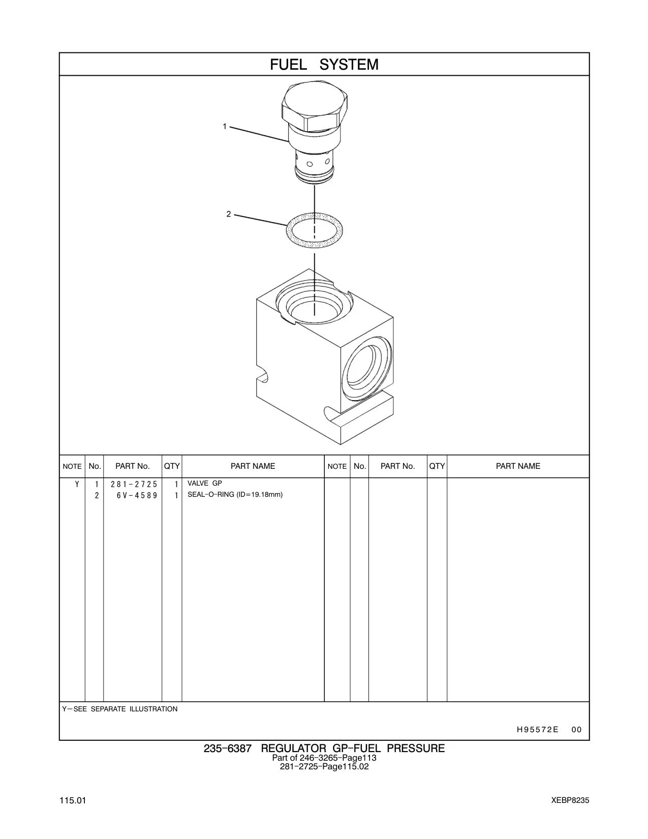 281-2725 - VALVE GP