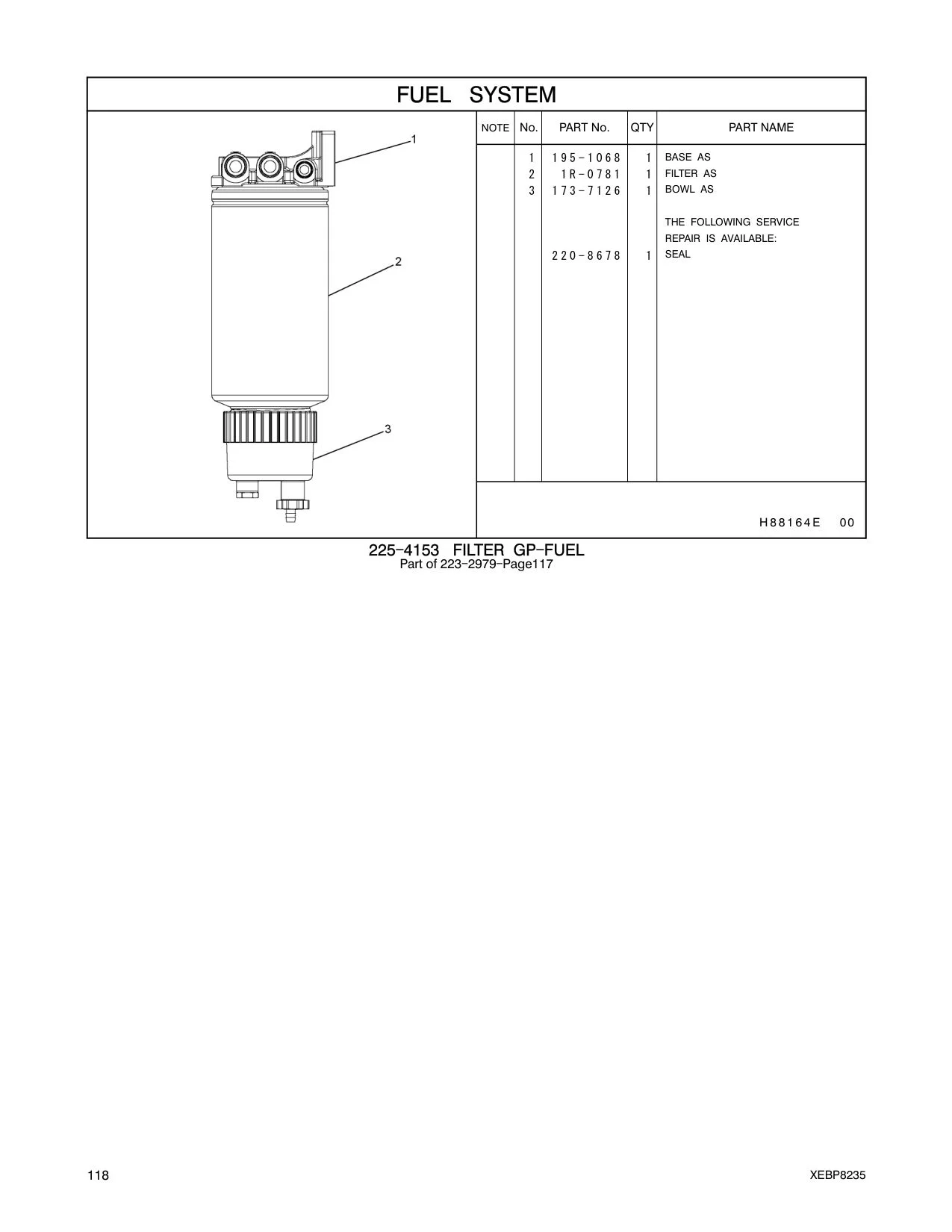1R-0781 - FILTER AS