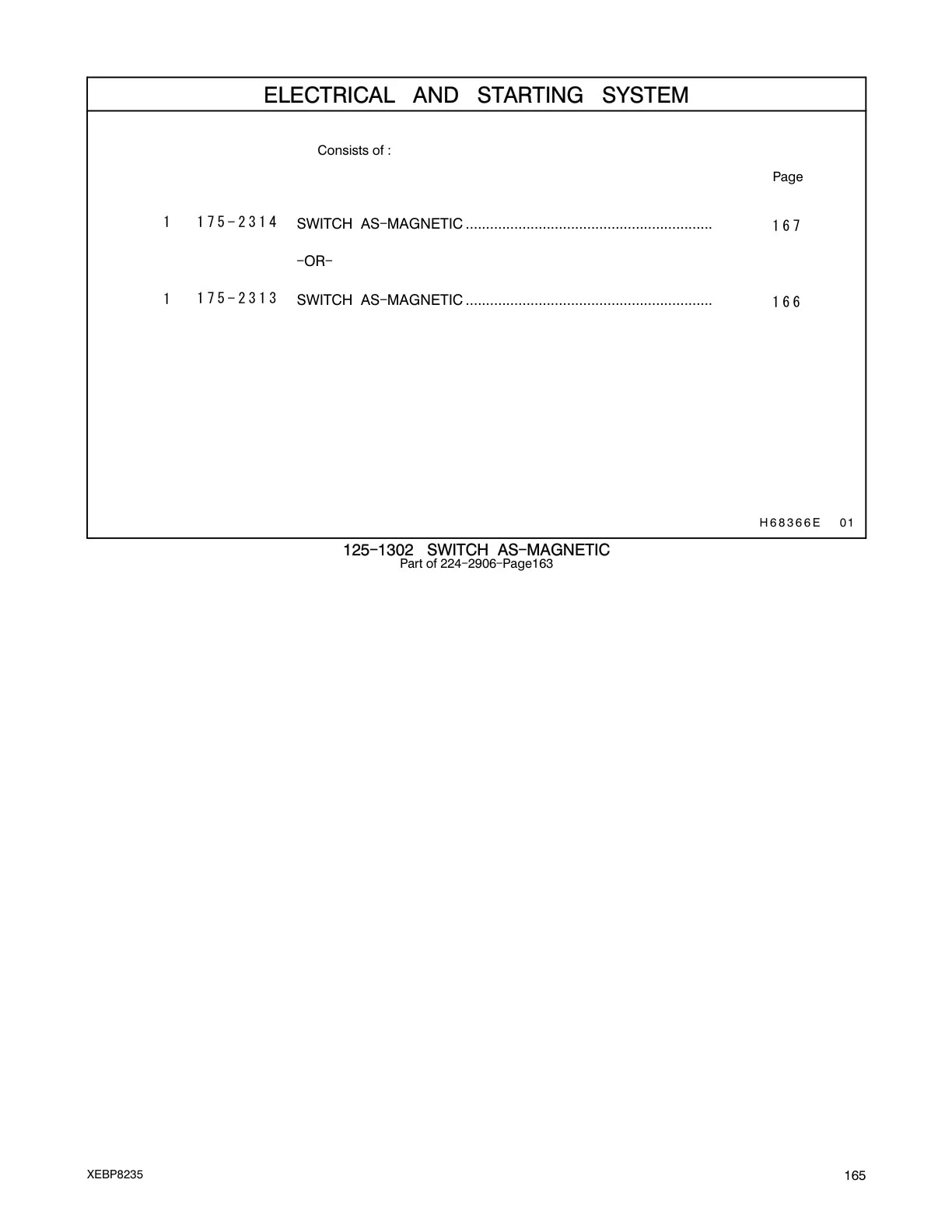 175-2314 - SWITCH AS-MAGNETIC