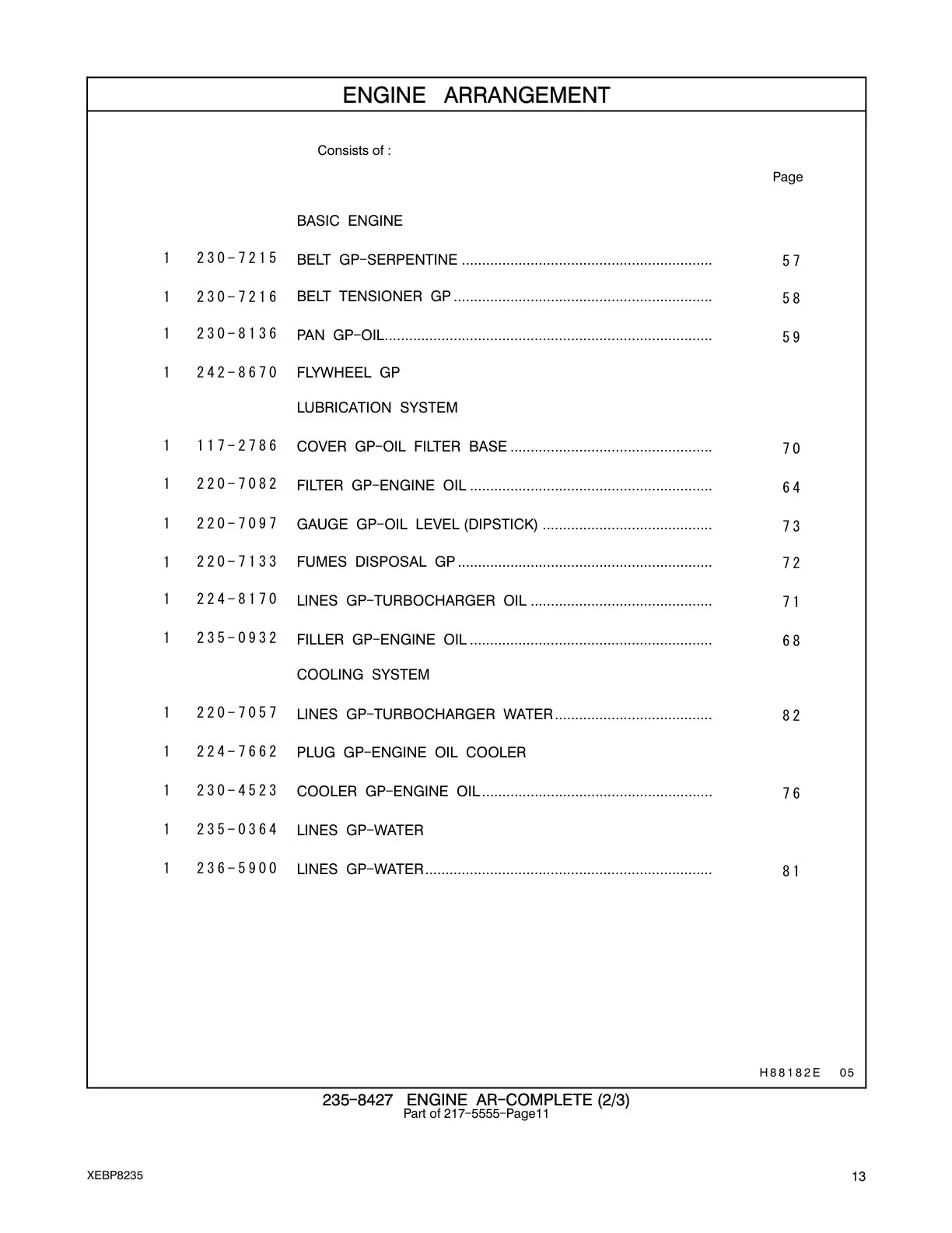230-7216 - BELT TENSIONER GP