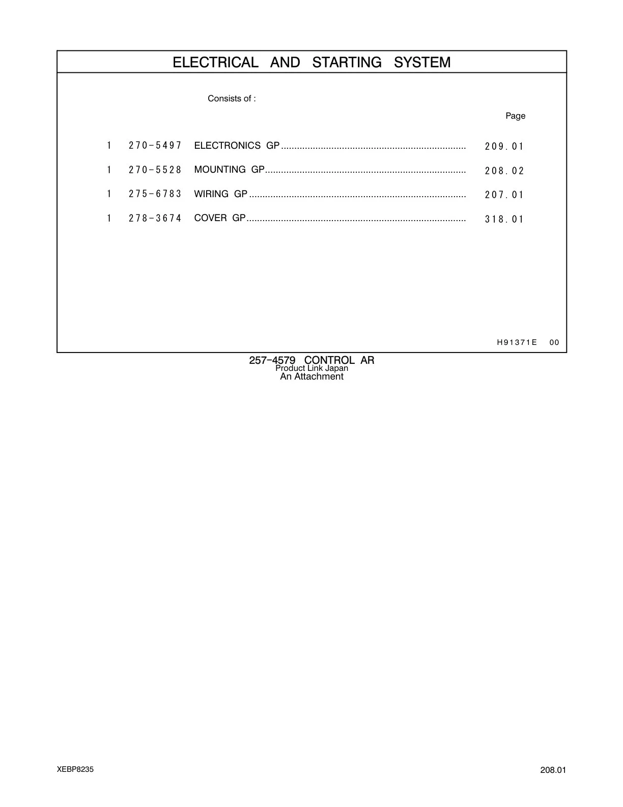 270-5528 - MOUNTING GP