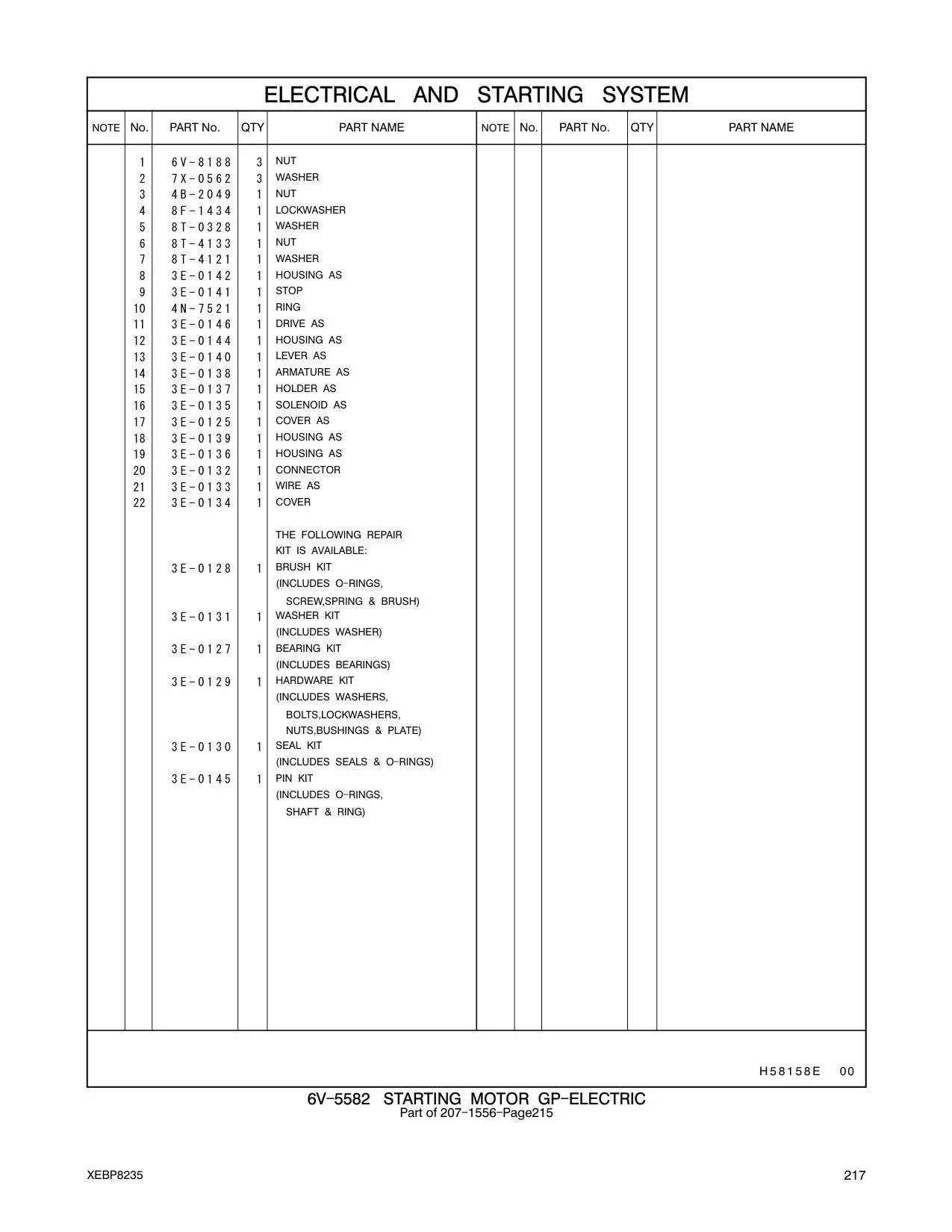 3E-0139 - HOUSING AS