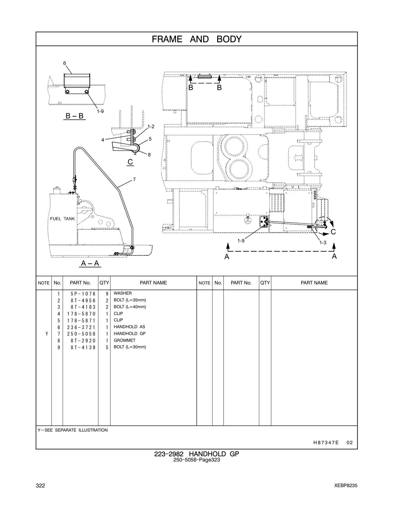 250-5058 - HANDHOLD GP